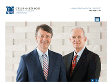 Tablet Screenshot of culphenson.com